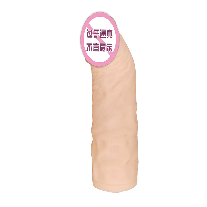 842 Realist Penis Mânecă Penis Cover prezervative extender pentru bărbați reutilizabil Silicon Silicon Dildo Penis Extender pentru bărbați